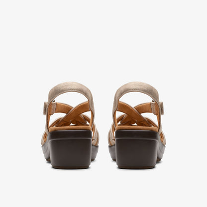 Tuleah Cross Metallic Leather - Clarks Women