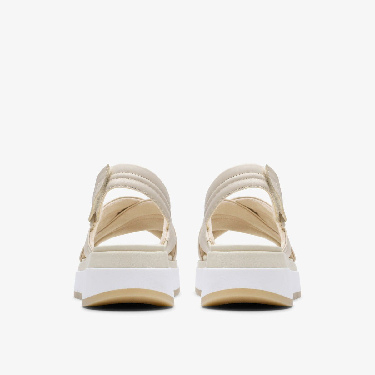 Tuscan Cross Cream Leather - Clarks Women