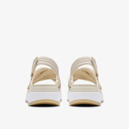 Tuscan Cross Cream Leather - Clarks Women