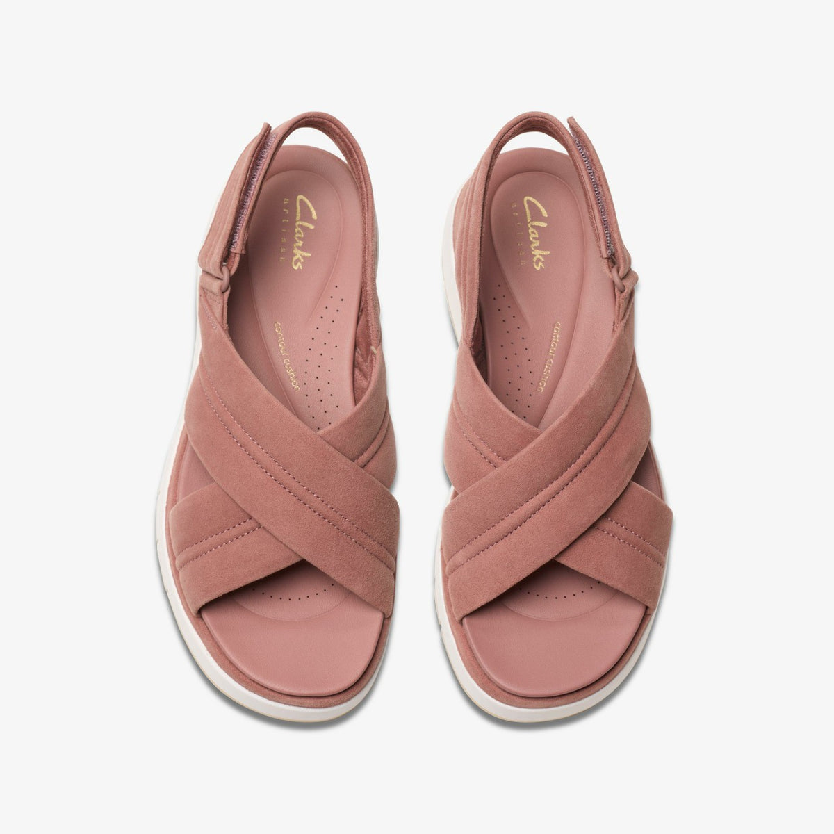 Tuscan Cross Mauve Suede - Clarks Women