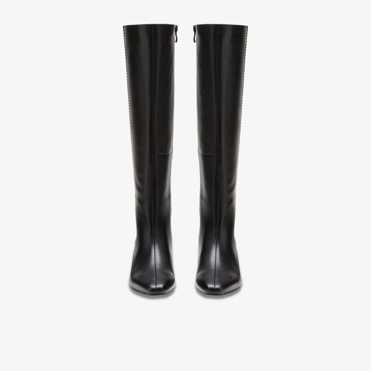 Edina Tall Black Leather - Clarks Women