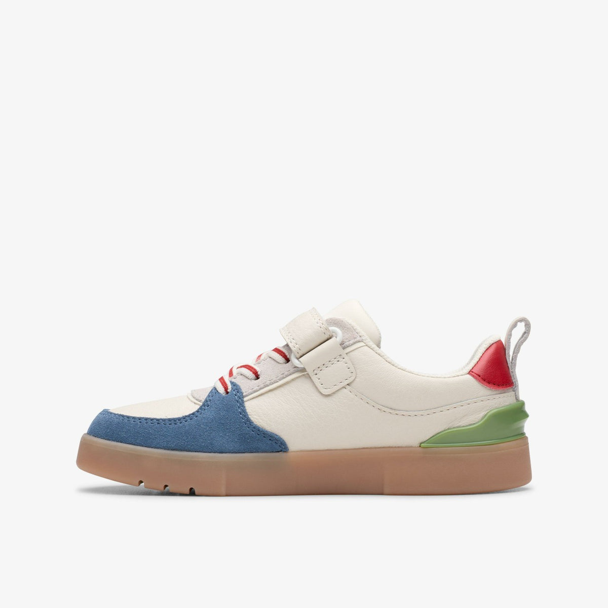 Oslo Vibe Kid White/Blue - Clarks Kids