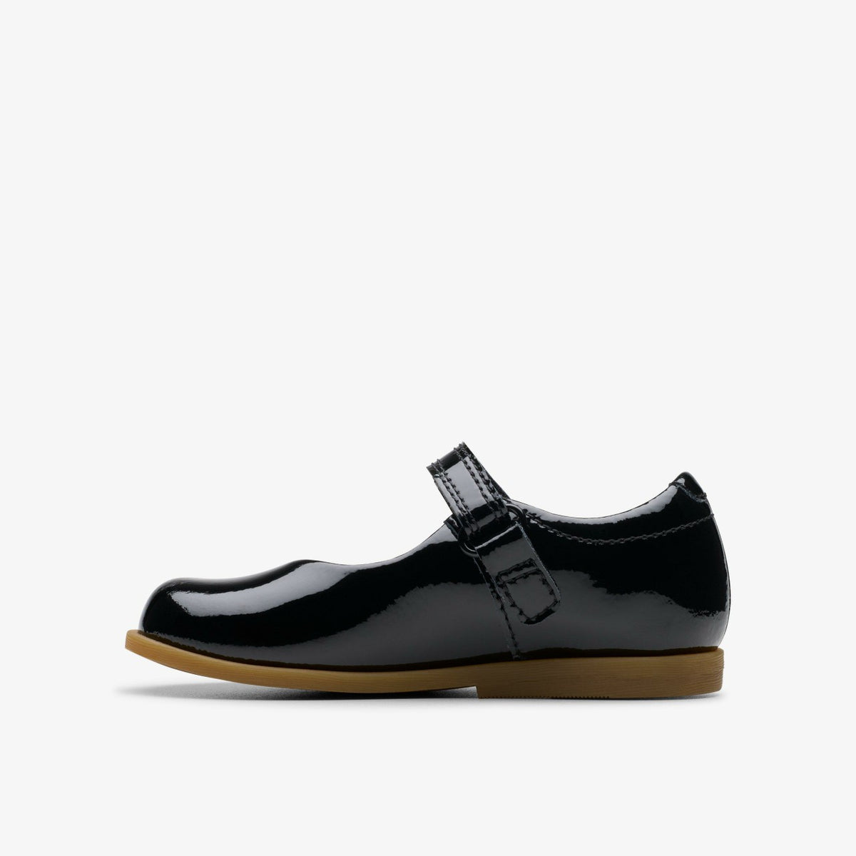 Drew Tap Toddler Black Patent - Clarks Kids