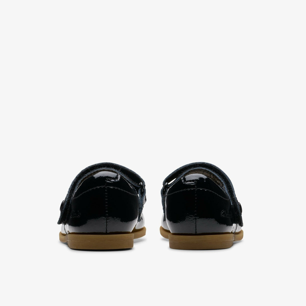 Drew Tap Toddler Black Patent - Clarks Kids