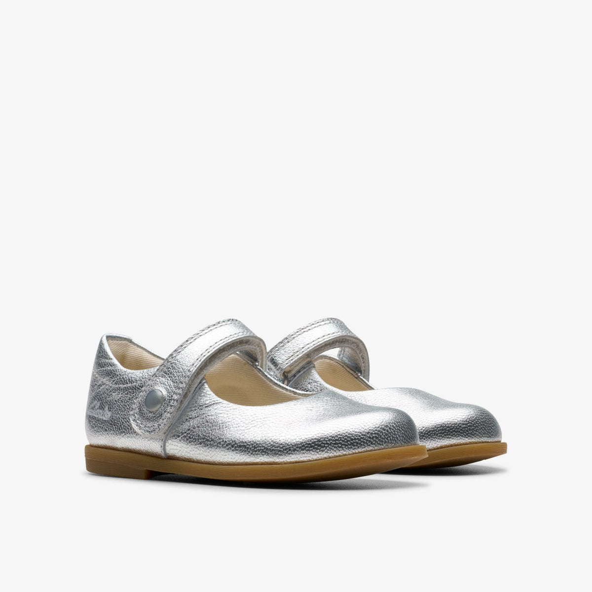 Drew Tap Toddler Silver Metallic - Clarks Kids