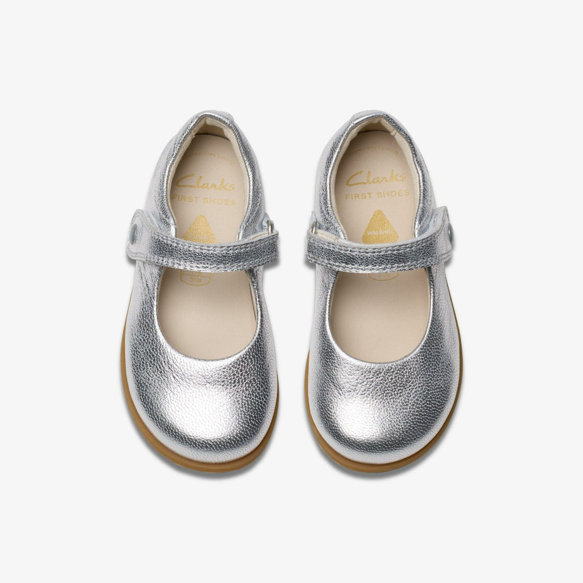 Drew Tap Toddler Silver Metallic - Clarks Kids
