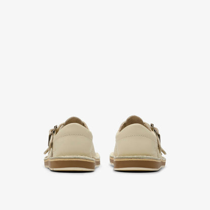 Playsun RF Toddler Off White Leather - Clarks Kids