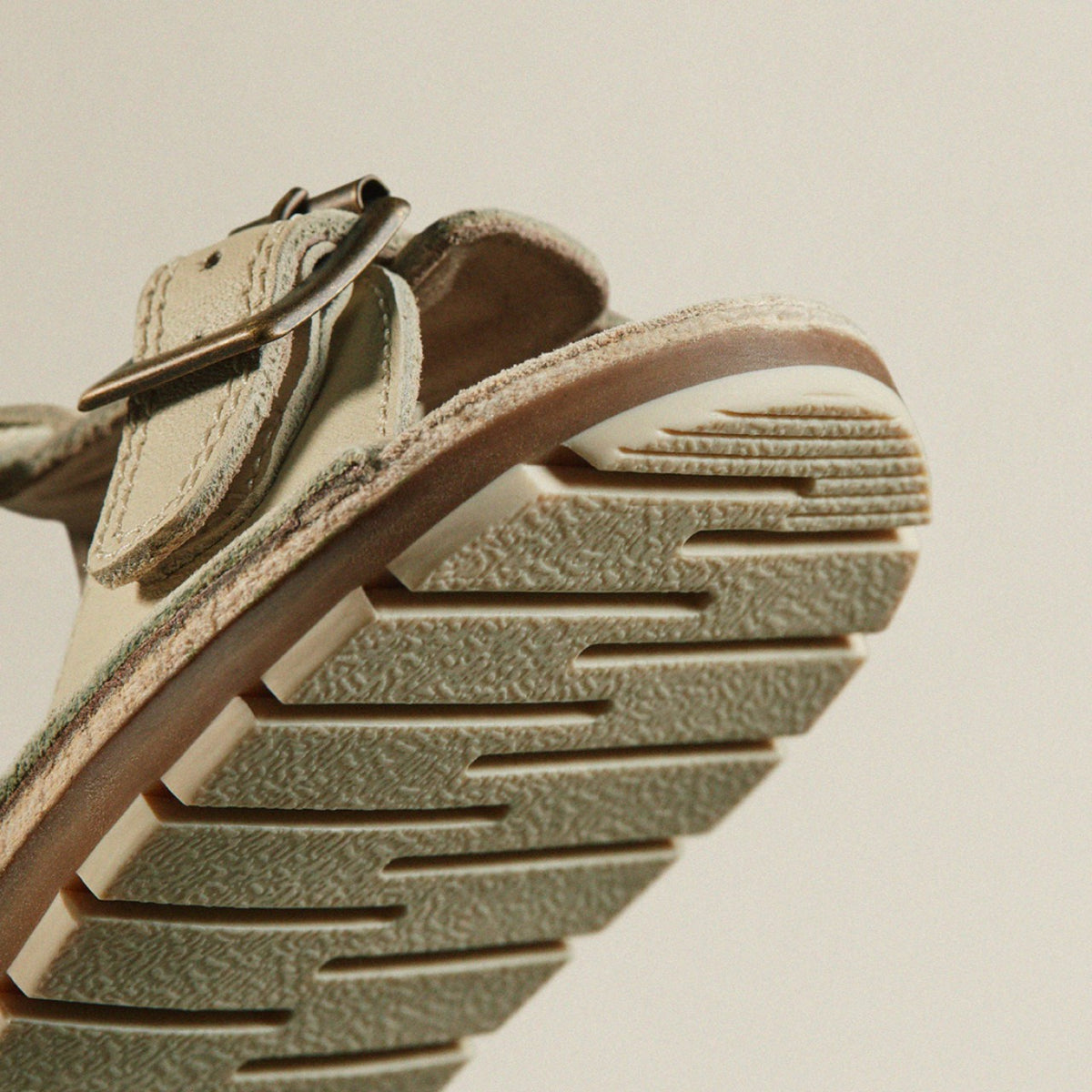 Playsun RF Toddler Off White Leather - Clarks Kids