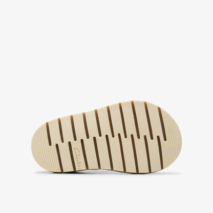 Playsun RF Toddler Off White Leather - Clarks Kids