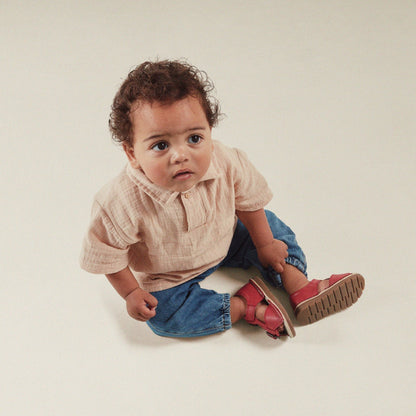 Playsun Toddler Red Leather - Clarks Kids