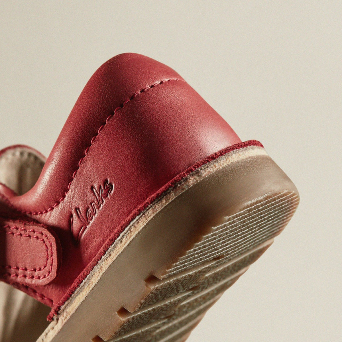 Playsun Toddler Red Leather - Clarks Kids