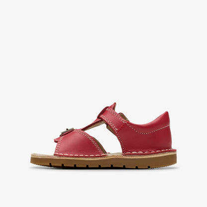 Playsun Toddler Red Leather - Clarks Kids