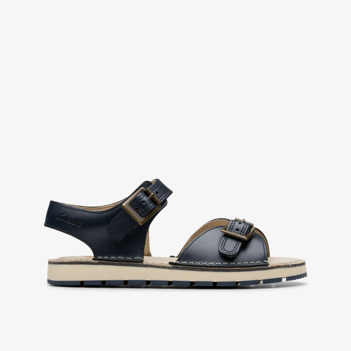 Playsun Kid Navy Leather - Clarks Kids