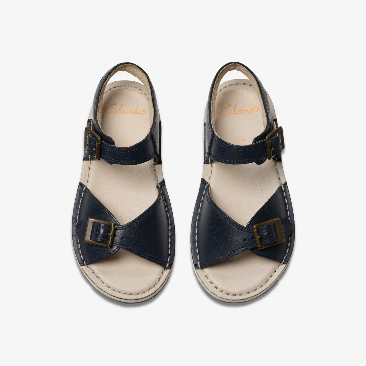 Playsun Kid Navy Leather - Clarks Kids