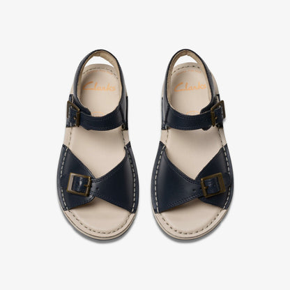 Playsun Kid Navy Leather - Clarks Kids