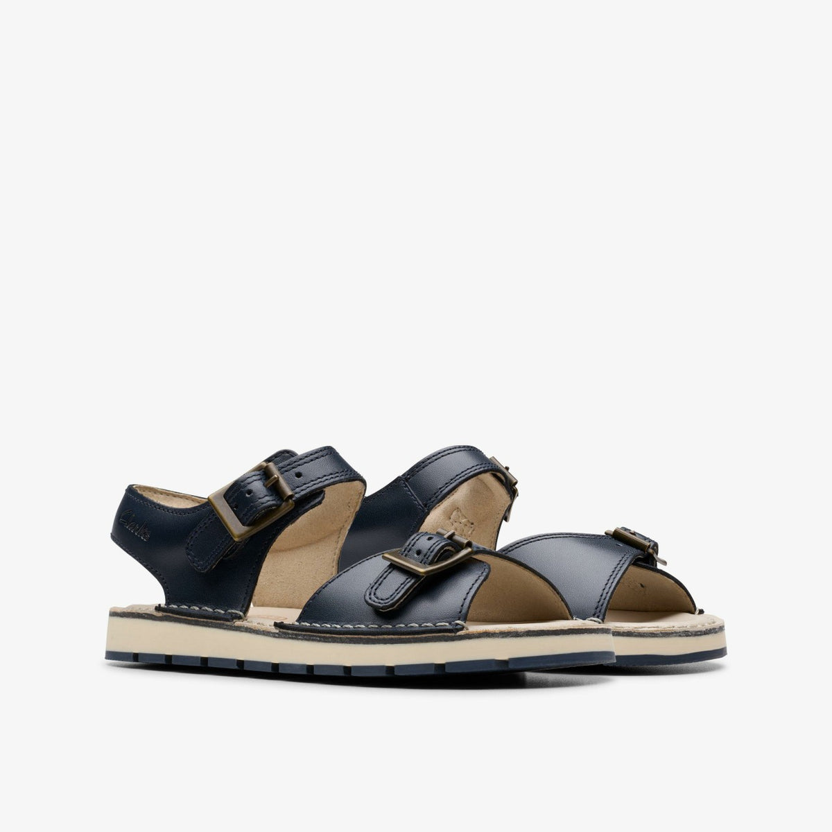Playsun Kid Navy Leather - Clarks Kids