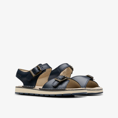 Playsun Kid Navy Leather - Clarks Kids