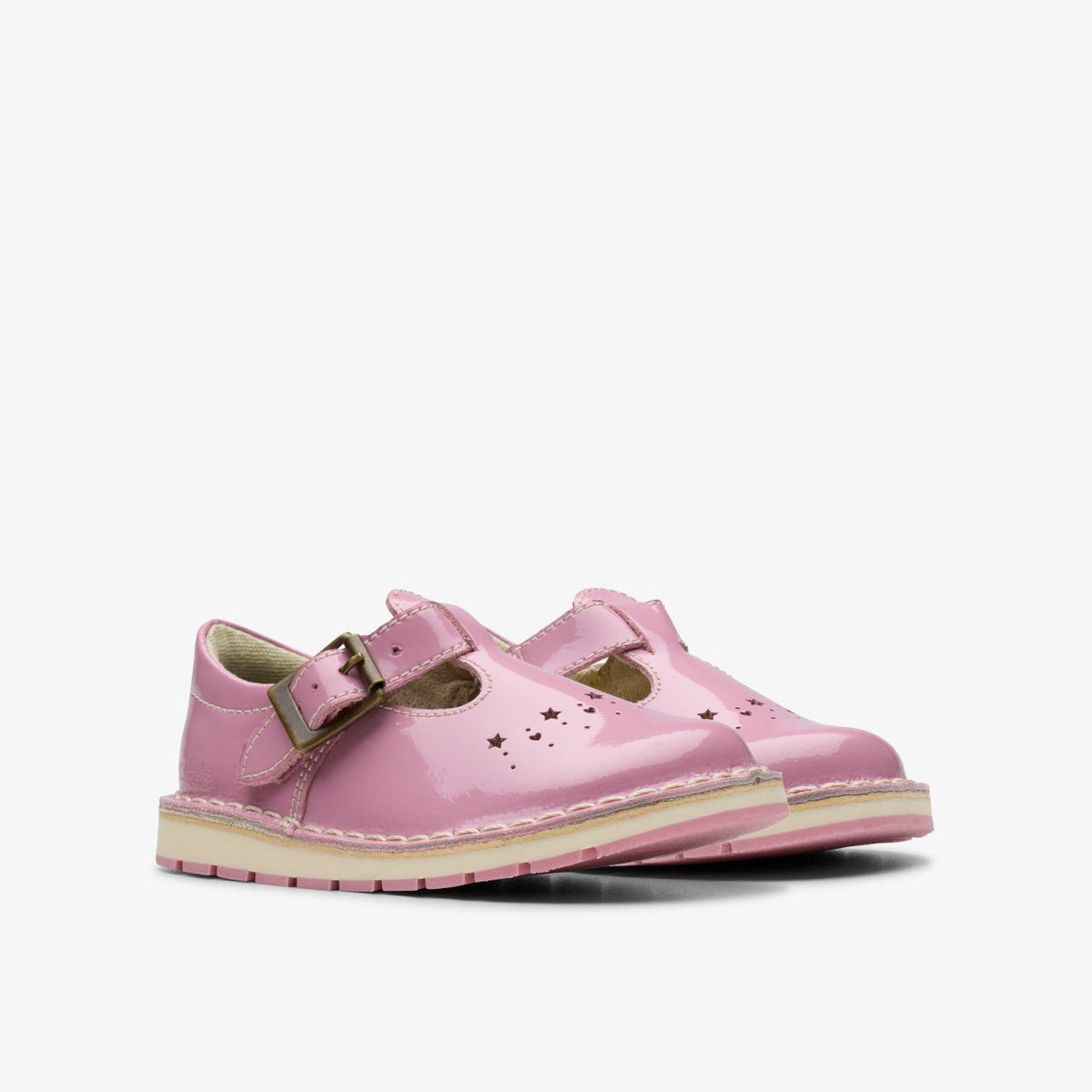 Joyful Skip Toddler Pink Patent - Clarks Kids