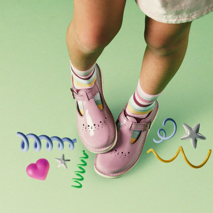 Joyful Skip Kid Pink Patent - Clarks Kids