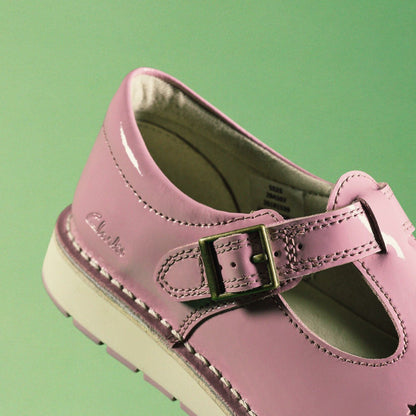 Joyful Skip Kid Pink Patent - Clarks Kids