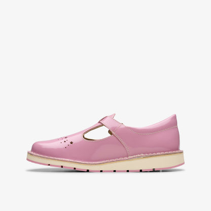 Joyful Skip Kid Pink Patent - Clarks Kids