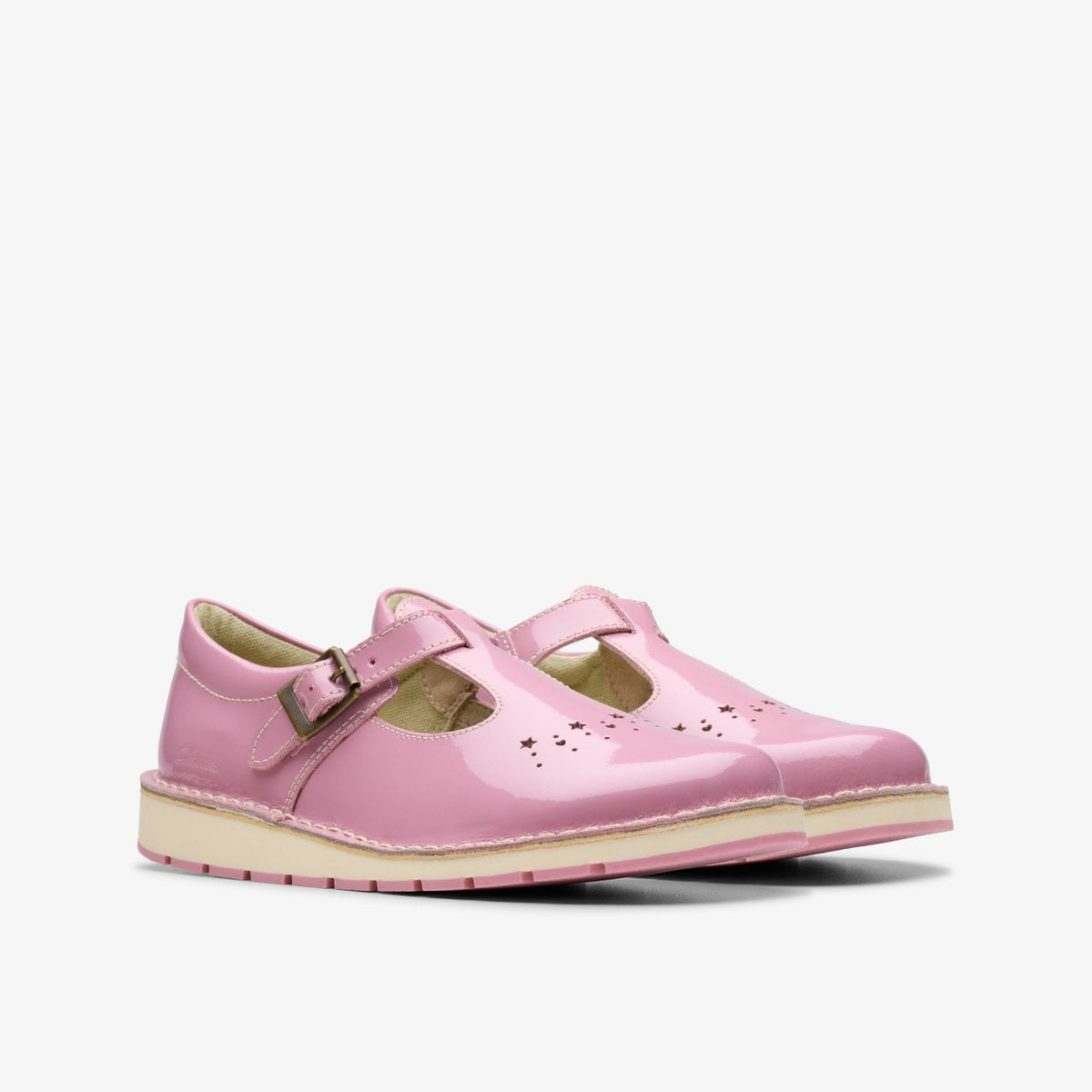 Joyful Skip Kid Pink Patent - Clarks Kids