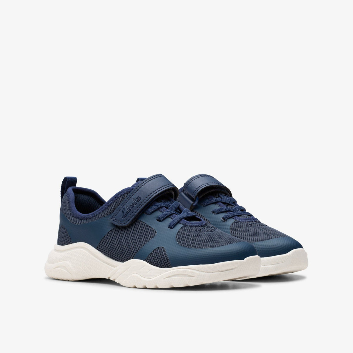 Feather Ath Kid Navy - Clarks Kids