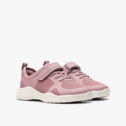 Feather Ath Kid Dusty Pink - Clarks Kids