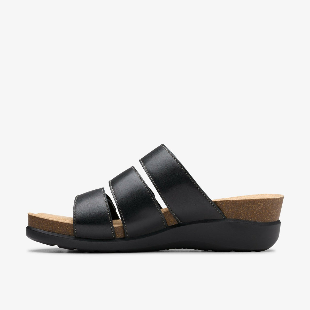 Calenne Lily Black Leather - Clarks Women