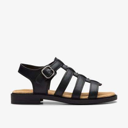 Trivanni Lux Black Leather - Clarks Women