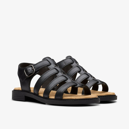 Trivanni Lux Black Leather - Clarks Women