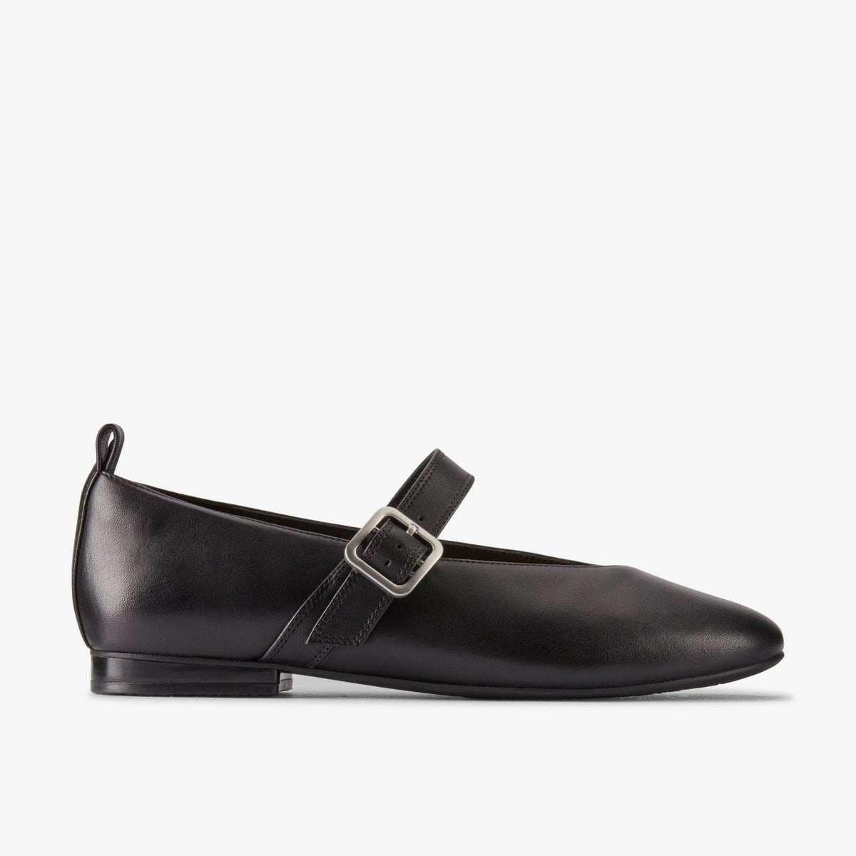 Fawna Bar Black Leather - Clarks Women