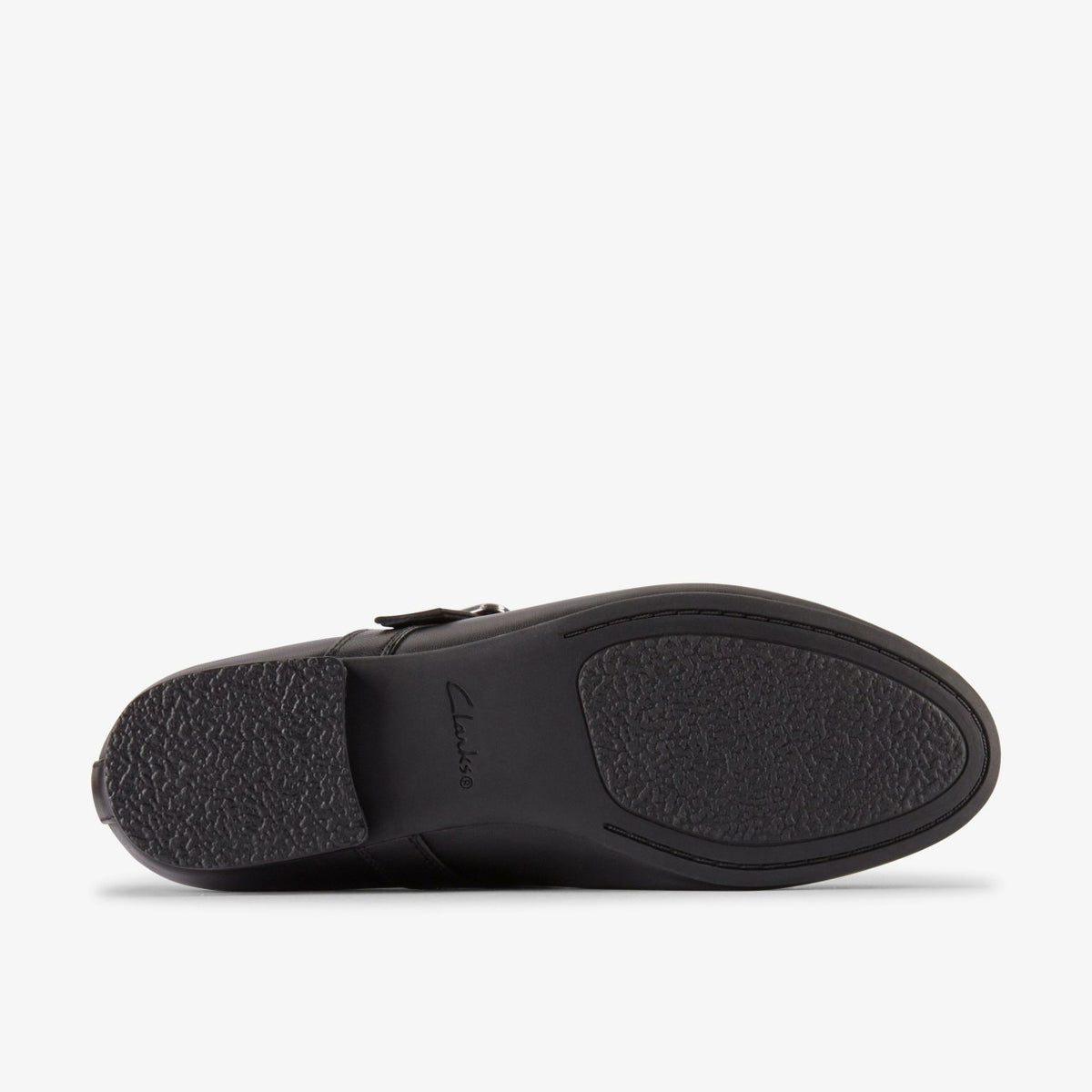 Fawna Bar Black Leather - Clarks Women