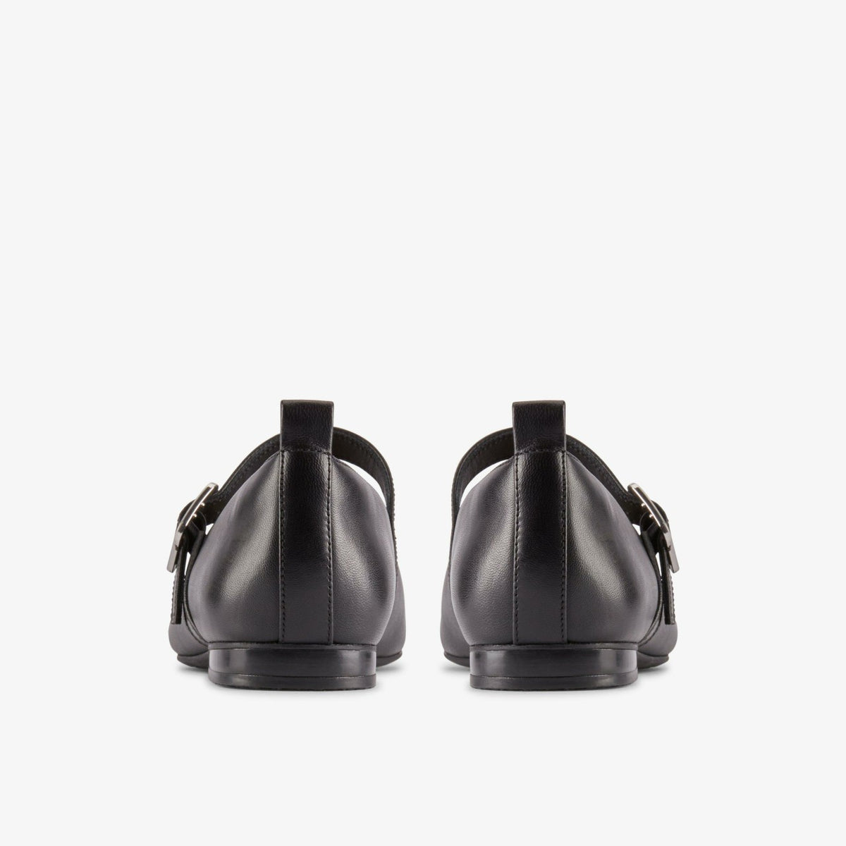 Fawna Bar Black Leather - Clarks Women