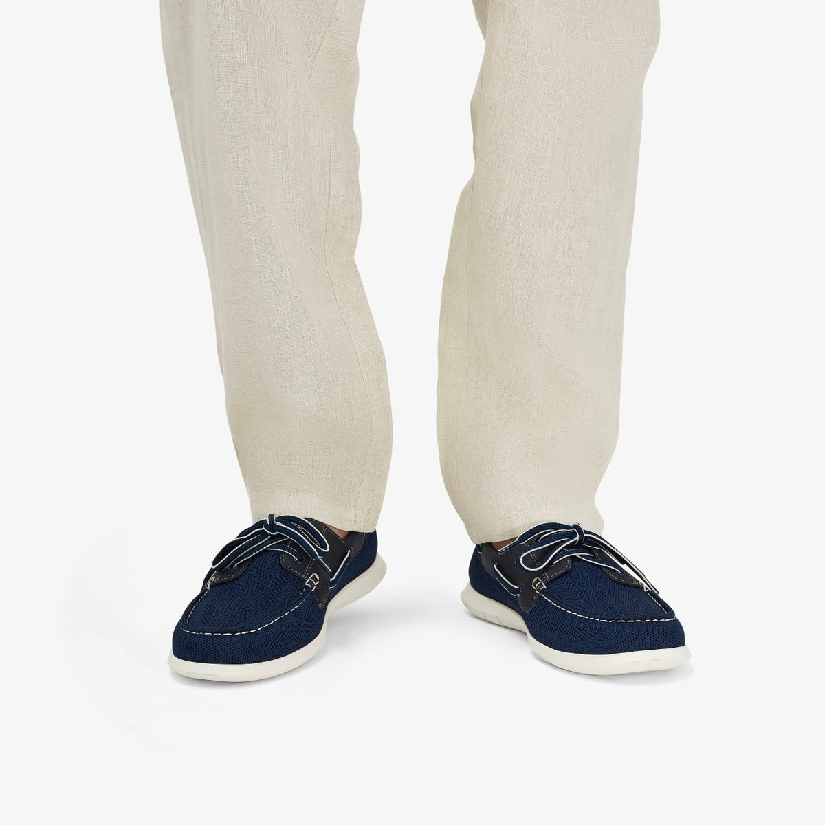 Flexway Tie Navy Combination - Clarks Men