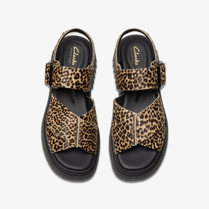 Evamar Wish Leopard Print - Clarks Women