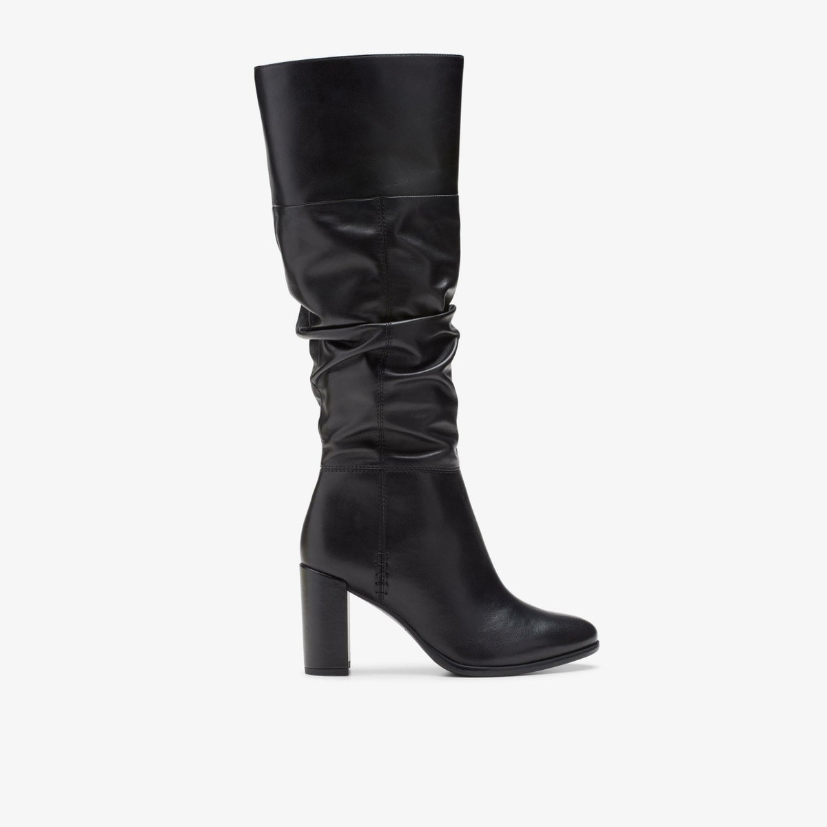 Freva 85 Slouch Black Leather - Clarks Women