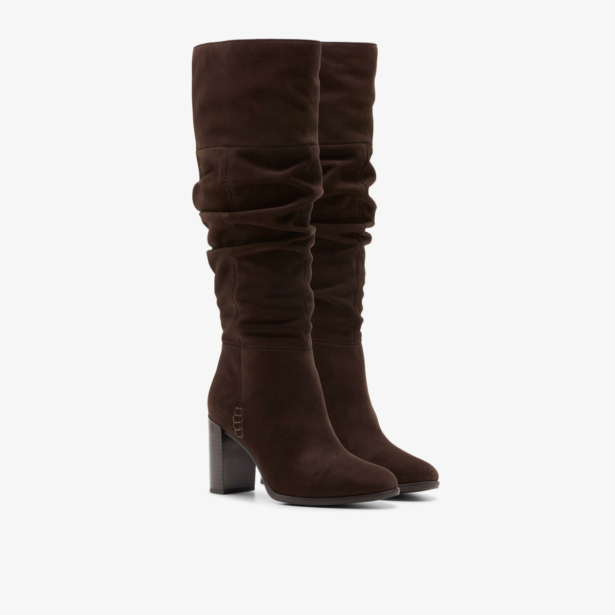 Freva 85 Slouch Dark Brown Suede - Clarks Women