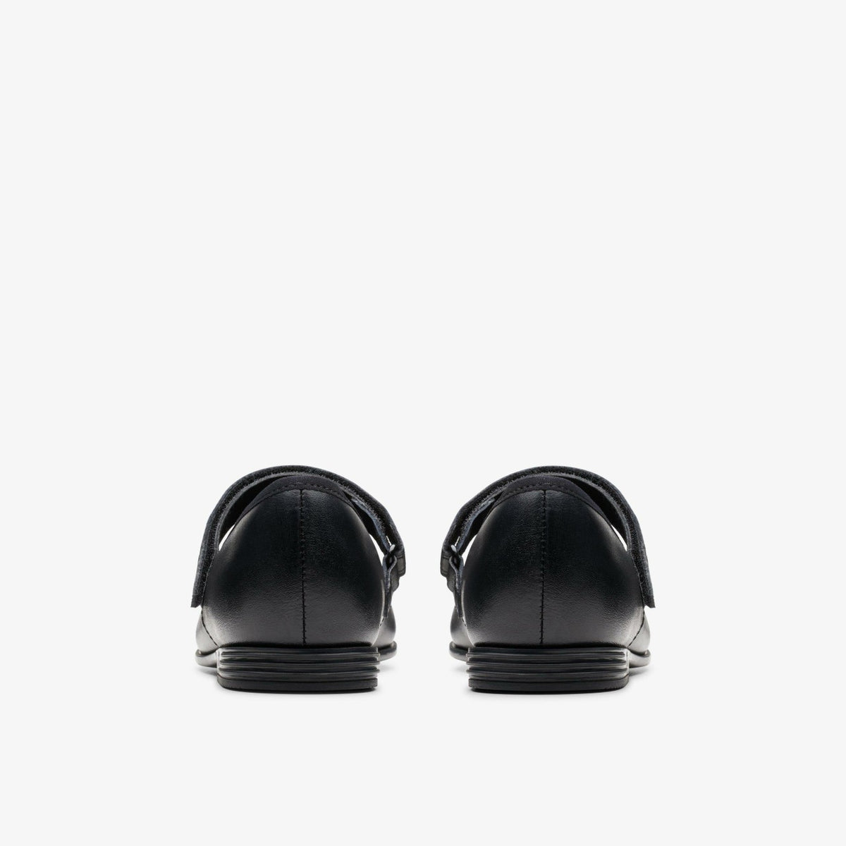 Finja Tap Older Black Leather - Clarks Kids