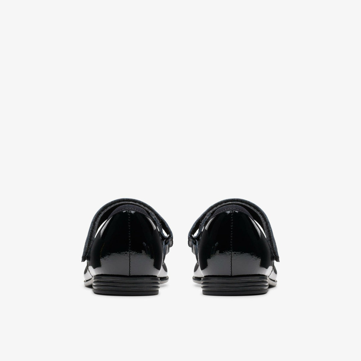 Finja Tap Older Black Patent - Clarks Kids