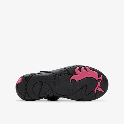 Relda Wish Kid Black Patent - Clarks Kids