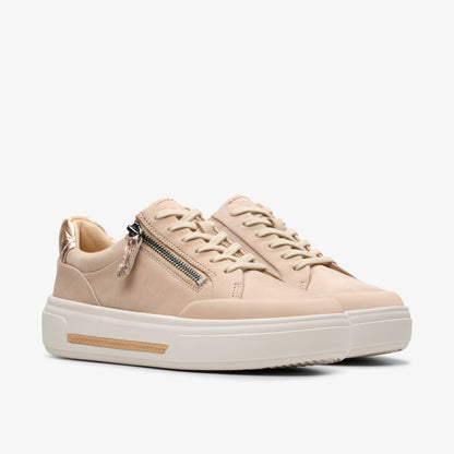 Hollyhock Zip Sand Nubuck - Clarks Women