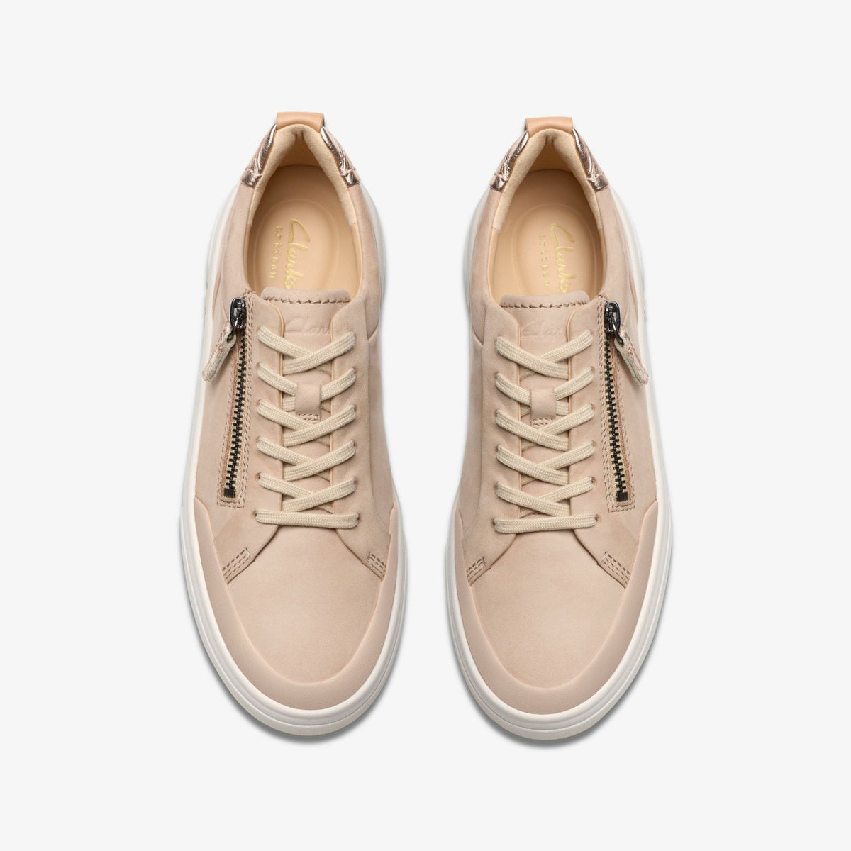 Hollyhock Zip Sand Nubuck - Clarks Women