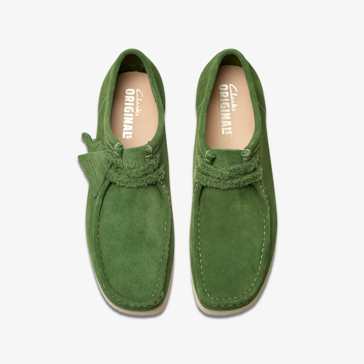 Wallabee 2604 Green Suede - Clarks Men