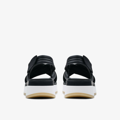 Tuscan Cross Black Leather - Clarks Women