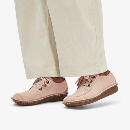 Funny Dream Light Pink Suede - Clarks Women
