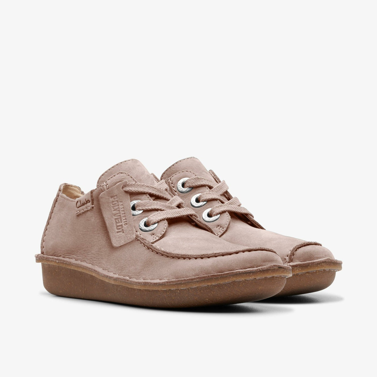 Funny Dream Light Pink Suede - Clarks Women