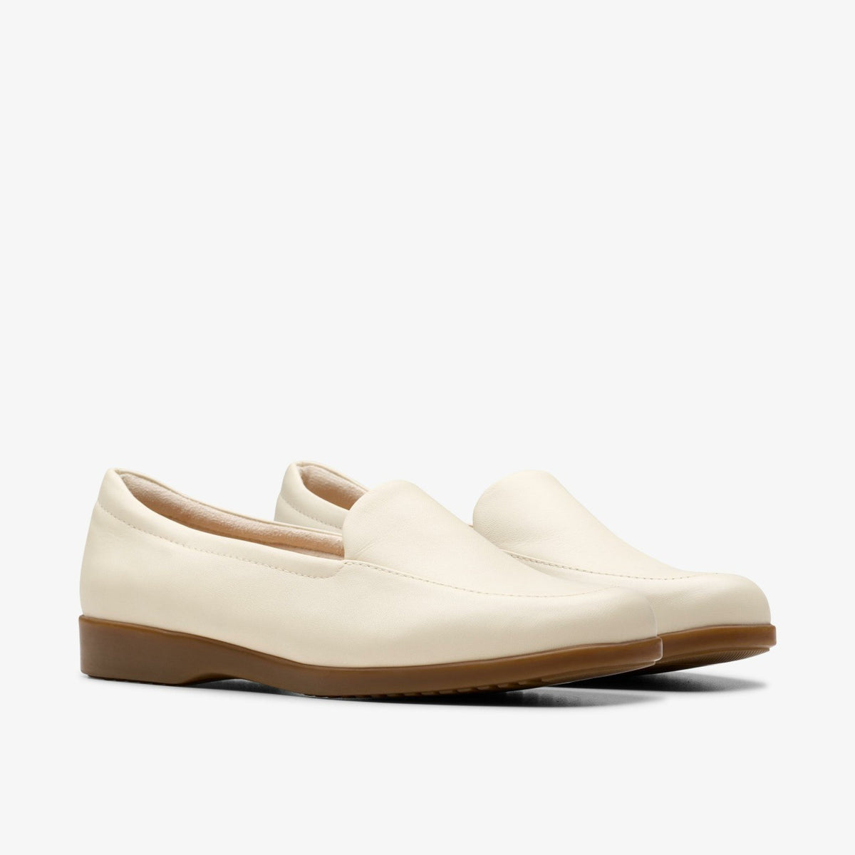 Georgia Cream Leather - Clarks Women