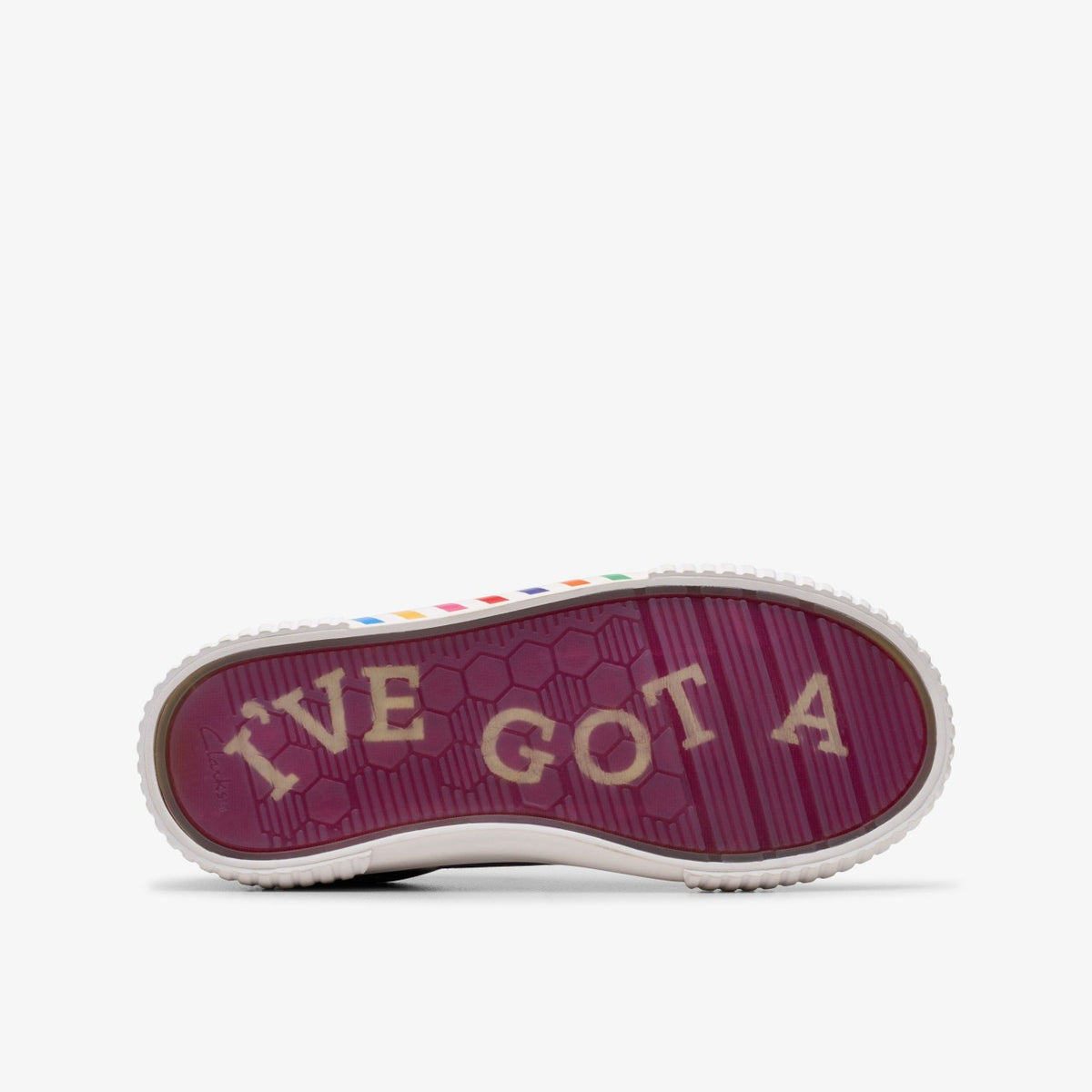 Roald Dahl Charlie & the Chocolate Factory Foxing Mix Kid Purple Canvas - Clarks Kids