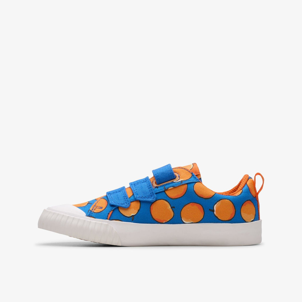 Roald Dahl James & the Giant Peach Foxing Air Kid Blue Canvas - Clarks Kids